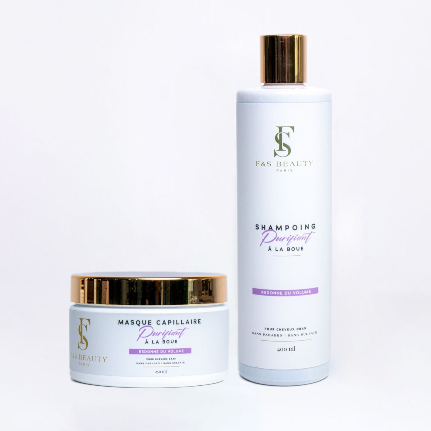 Coffret duo boue pour cheveux gras