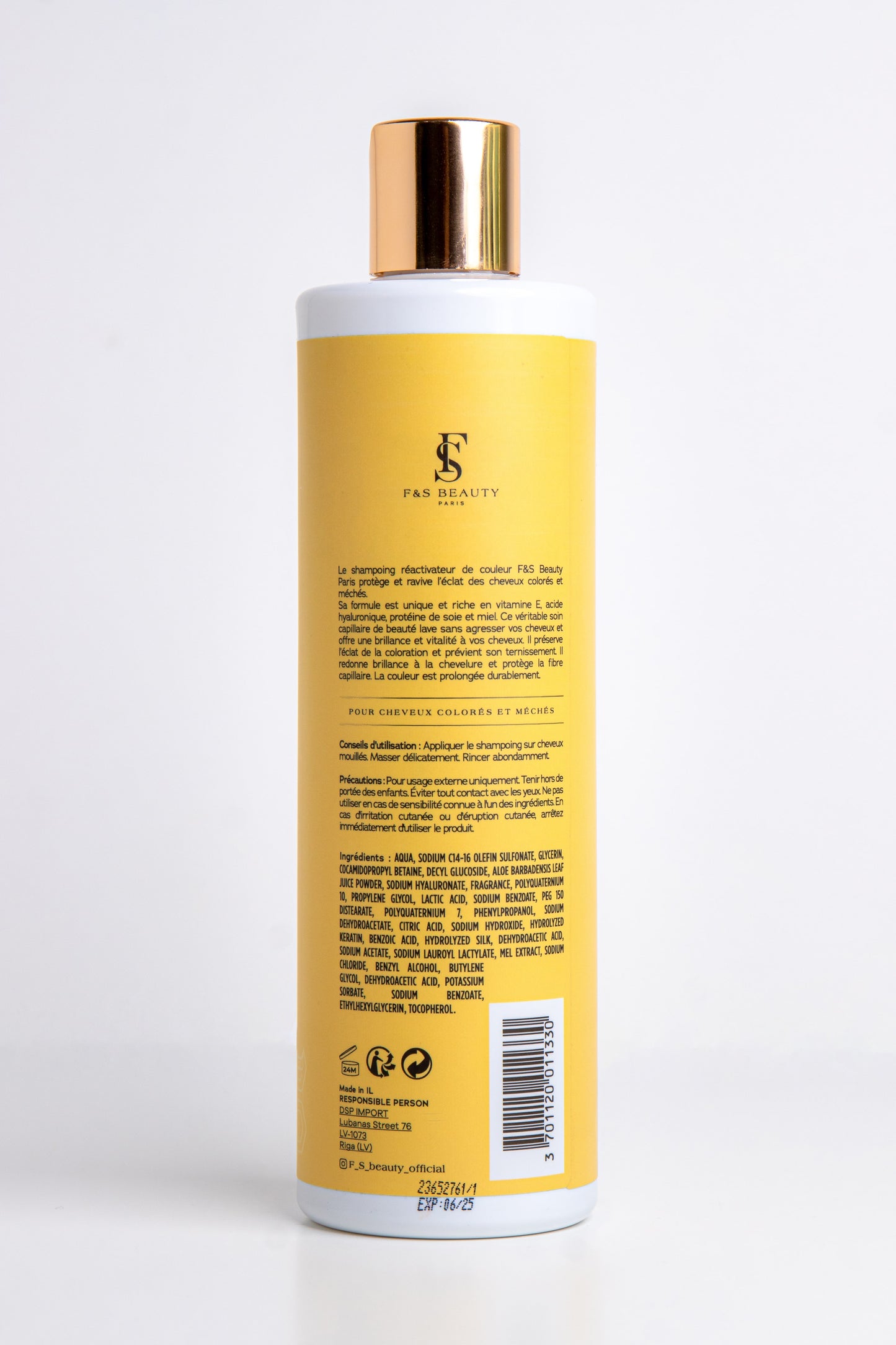 Shampoing Kératine+ douceur de Miel